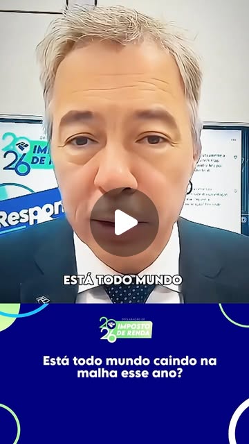 Capa do vídeo oficial da Receita Federal sobre IRPF 2026